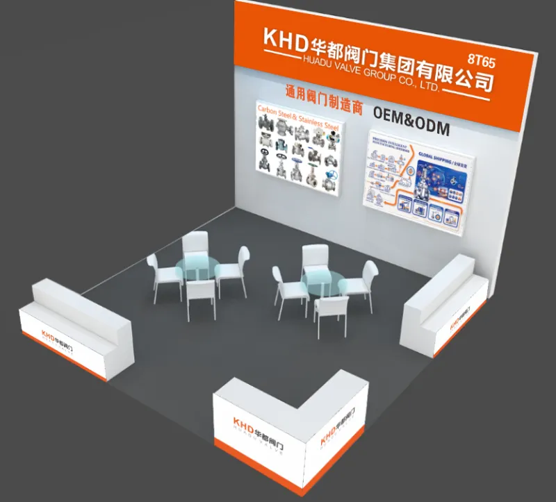 Huadu Valve Group (KHD) bilan 2026 yil oktyabr oyida qayerda uchrashish kerak? Zhejiang Int'l Valve Fair, stend 8T65